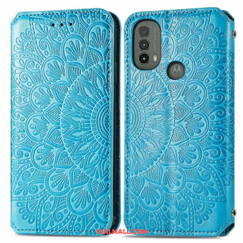 Folio-fodral Moto E40 / E30 / E20 Läderfodral Mandala