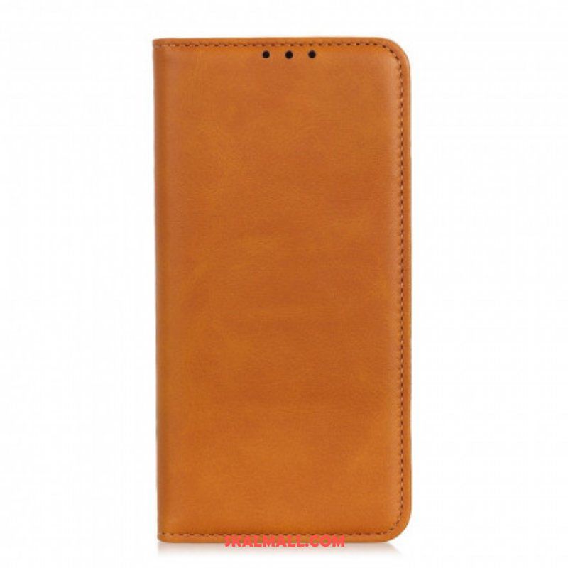 Folio-fodral Moto G50 Läderfodral Split Läder
