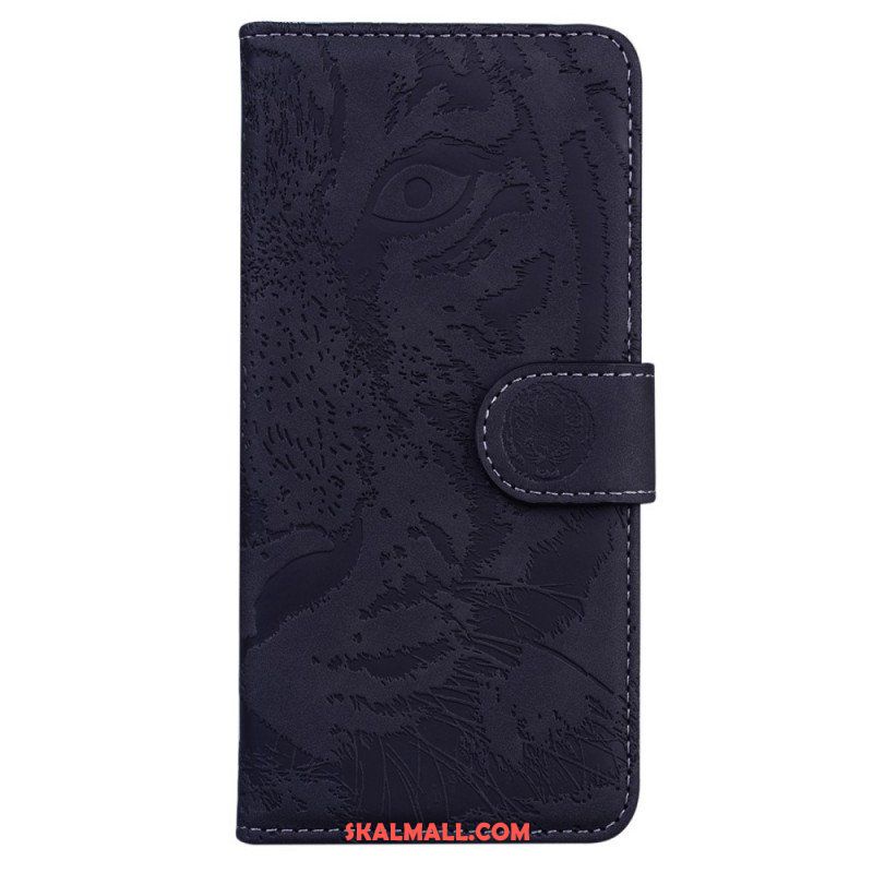 Folio-fodral Moto G71 5G Tiger Face Print