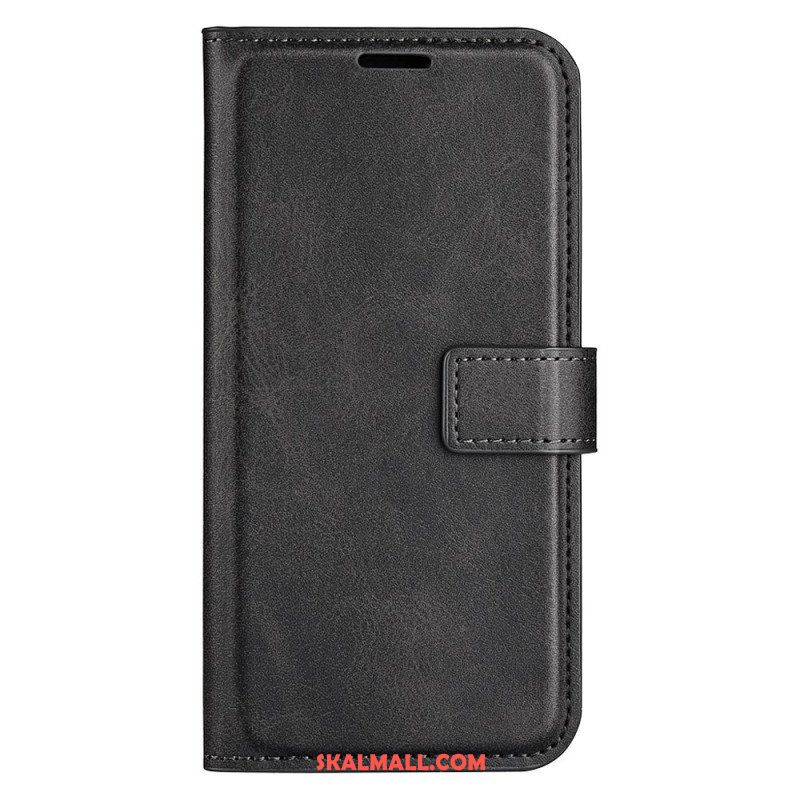Folio-fodral Moto G73 5G Lädereffekt