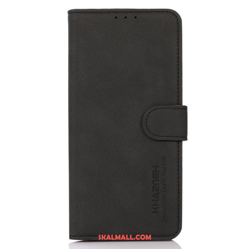 Folio-fodral OnePlus 10T 5G Khazneh Modelädereffekt