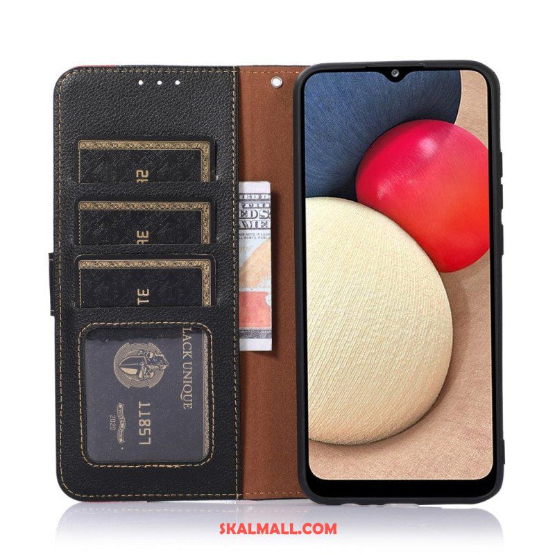 Folio-fodral OnePlus 11 5G Lychee Style Rfid Khazneh