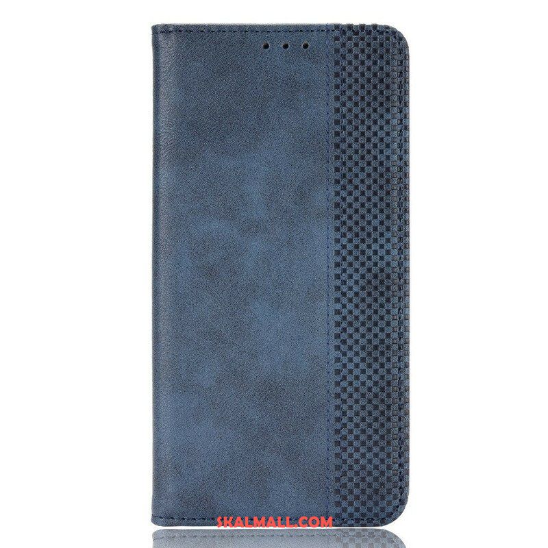 Folio-fodral OnePlus Nord 2 5G Läderfodral Stiliserad Vintage Lädereffekt