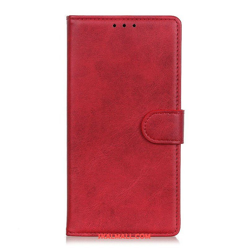 Folio-fodral OnePlus Nord 2 5G Matt Retro Lädereffekt