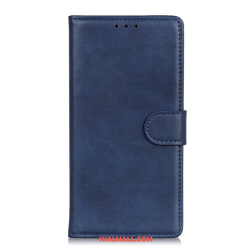 Folio-fodral OnePlus Nord 2 5G Matt Retro Lädereffekt