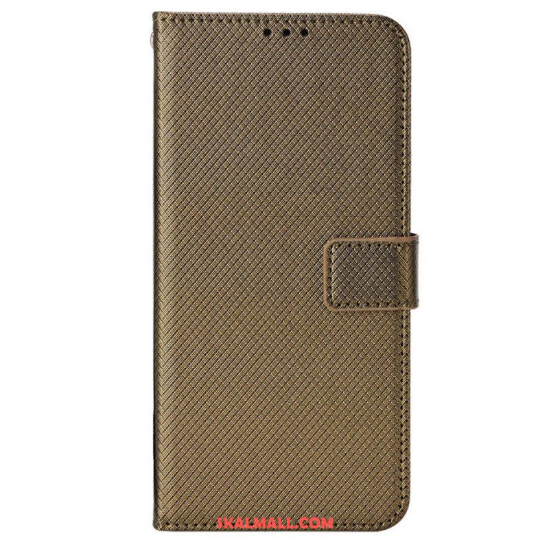 Folio-fodral OnePlus Nord CE 2 5G Med Kedjar Strappy Diamond Texture