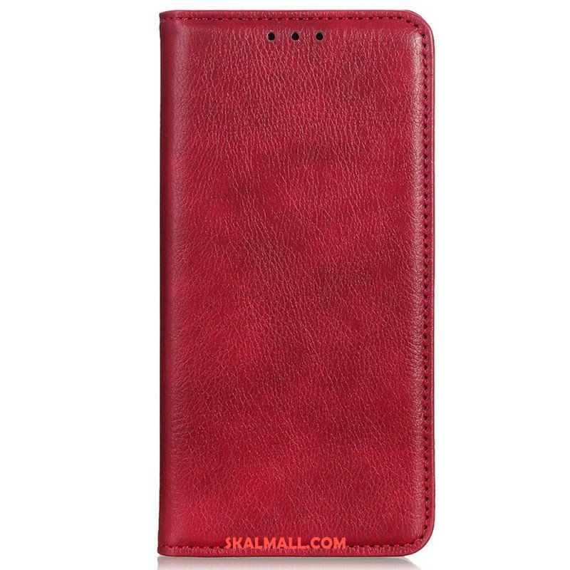 Folio-fodral OnePlus Nord CE 2 Lite 5G Läderfodral Lychee Split Läder