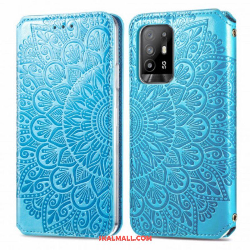 Folio-fodral Oppo A94 5G Läderfodral Mandala