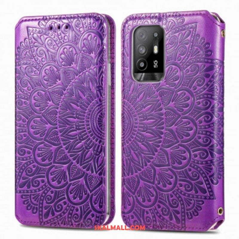 Folio-fodral Oppo A94 5G Läderfodral Mandala