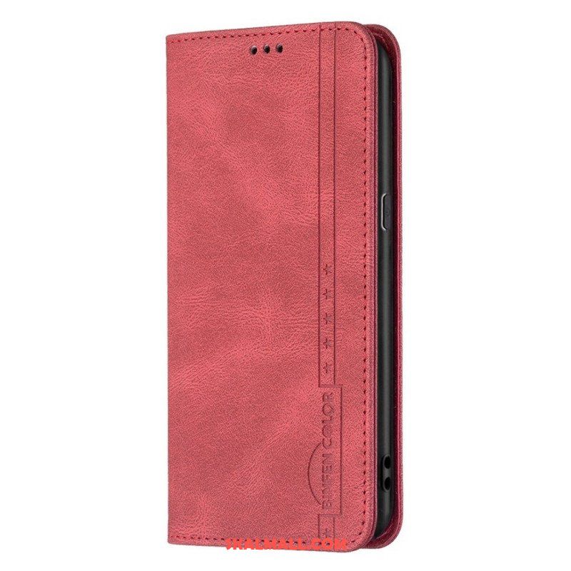 Folio-fodral Oppo Find X5 Lite Läderfodral Binfen Color Classic