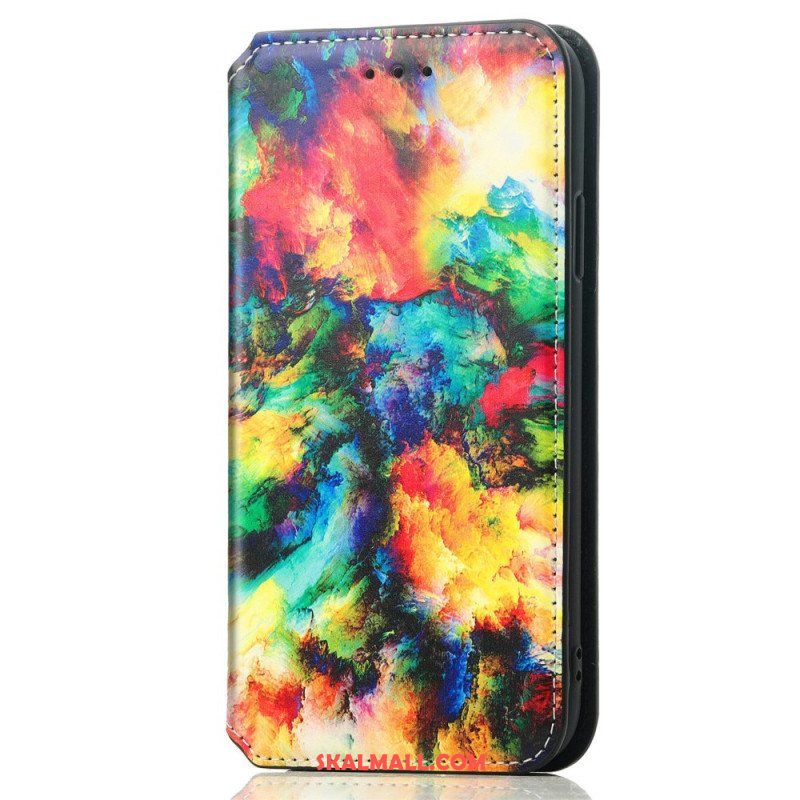 Folio-fodral Samsung Galaxy A13 5G / A04s Läderfodral Caseneo Rfid-design