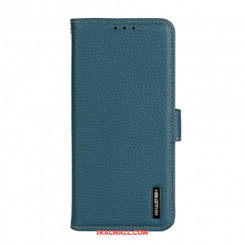 Folio-fodral Samsung Galaxy A52 4G / A52 5G / A52s 5G Khazneh Lychee Läder
