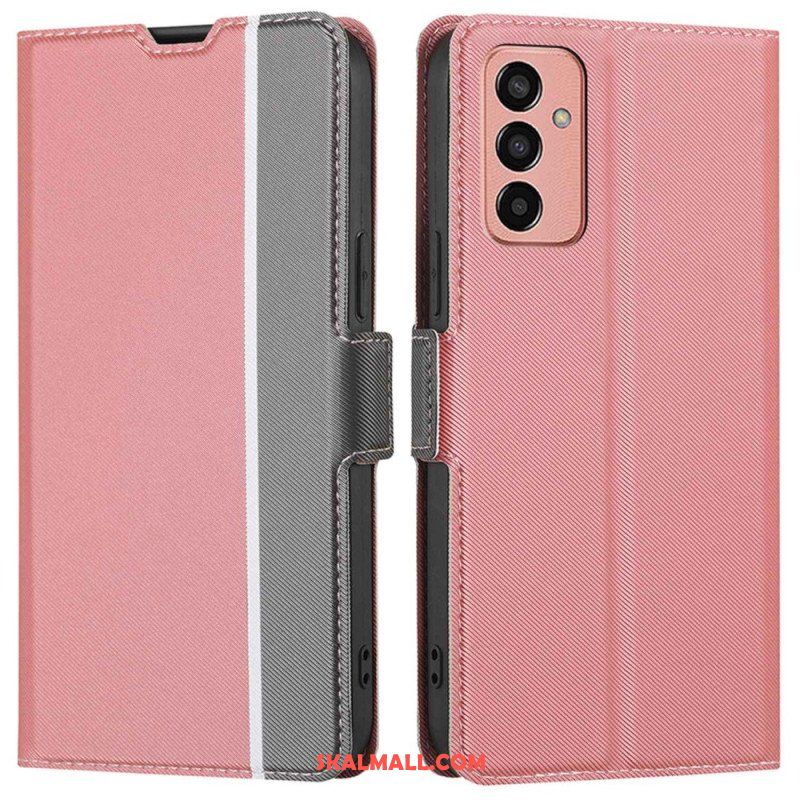 Folio-fodral Samsung Galaxy M13 Ultrafin Bicolor