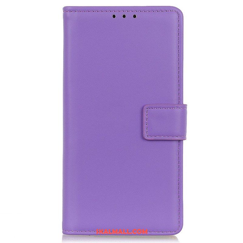 Folio-fodral Samsung Galaxy M23 5G Enkel Läderstil