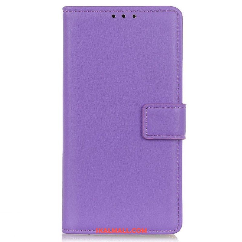 Folio-fodral Samsung Galaxy M23 5G Enkel Läderstil