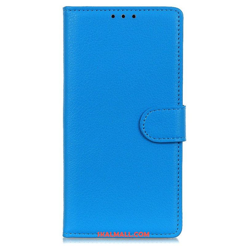 Folio-fodral Samsung Galaxy M23 5G Traditionell Läderstil