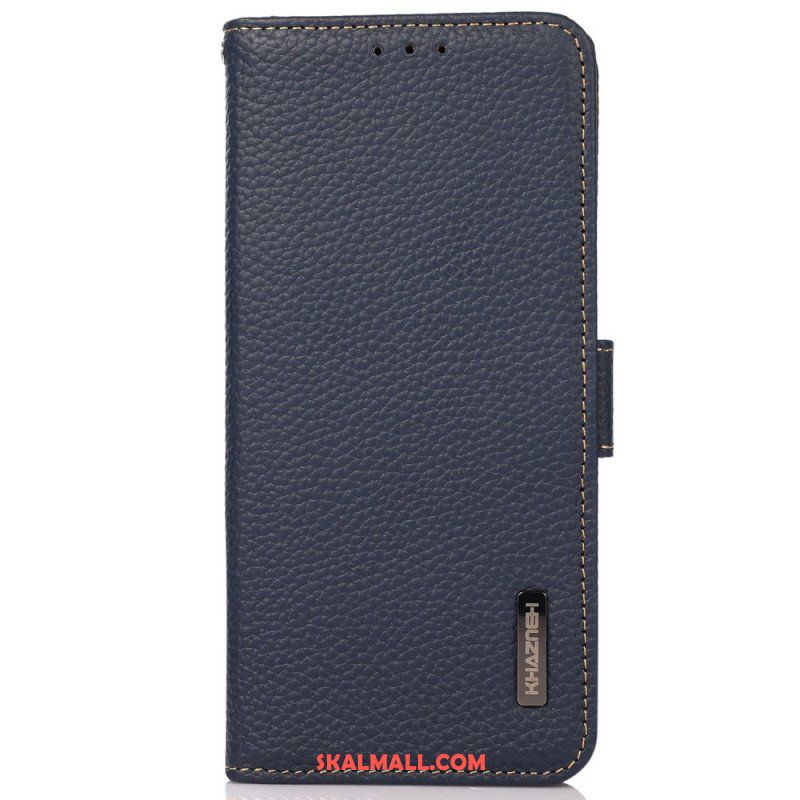 Folio-fodral Samsung Galaxy M33 5G Litchi Läder Khazneh Rfid