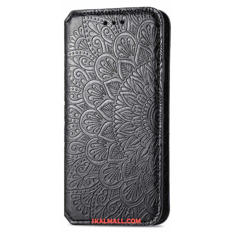 Folio-fodral Samsung Galaxy M52 5G Läderfodral Antik Konstläder