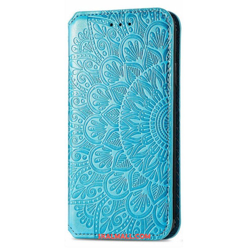 Folio-fodral Samsung Galaxy M52 5G Läderfodral Antik Konstläder