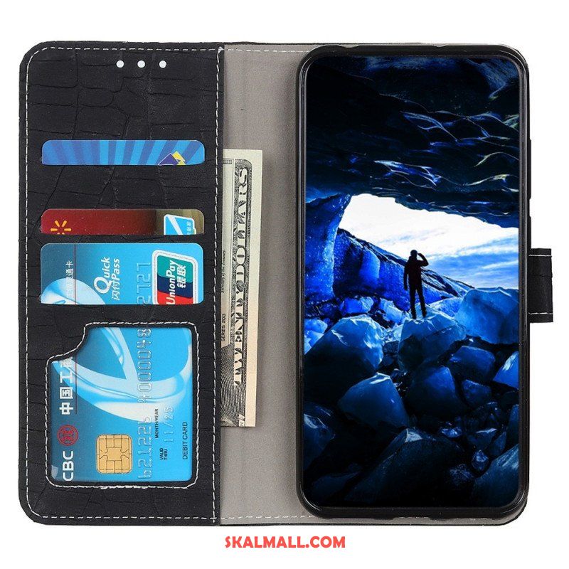 Folio-fodral Samsung Galaxy M53 5G Krokodilkraft