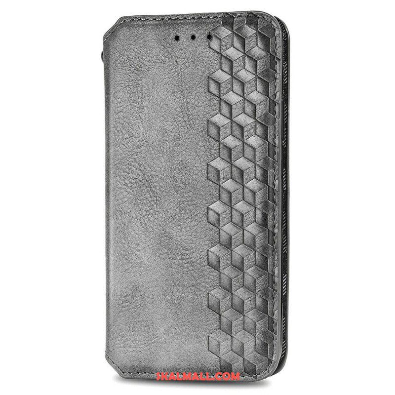 Folio-fodral Samsung Galaxy M53 5G Läderfodral Lädereffektmönster