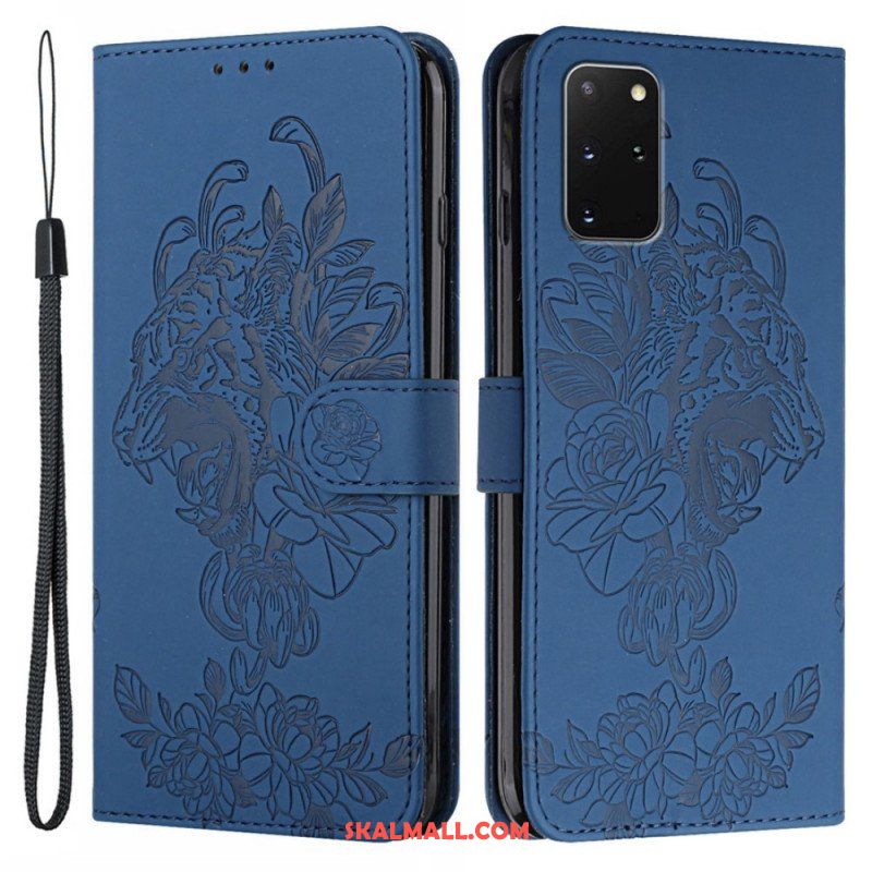 Folio-fodral Samsung Galaxy S20 Plus / S20 Plus 5G Med Kedjar Barock Strappy Tiger