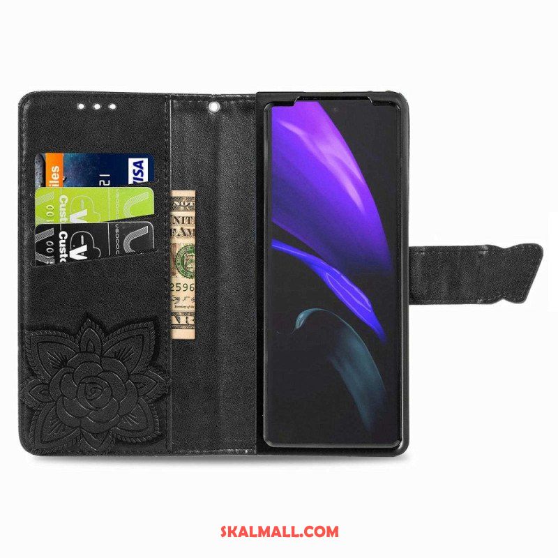 Folio-fodral Samsung Galaxy Z Fold 4 Jätte Fjäril