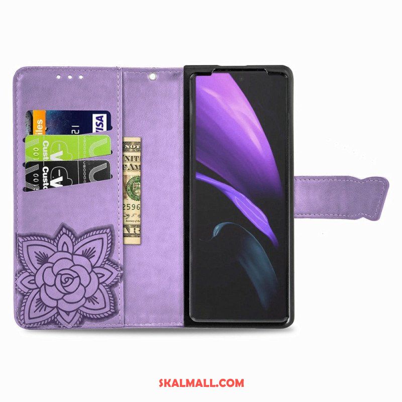 Folio-fodral Samsung Galaxy Z Fold 4 Jätte Fjäril