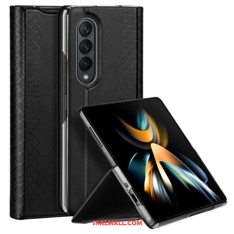 Folio-fodral Samsung Galaxy Z Fold 4 Läderfodral Dux Ducis Bril Series