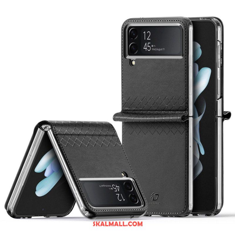 Folio-fodral Skal Samsung Galaxy Z Flip 4 Läderfodral Dux Ducis I Konstläder