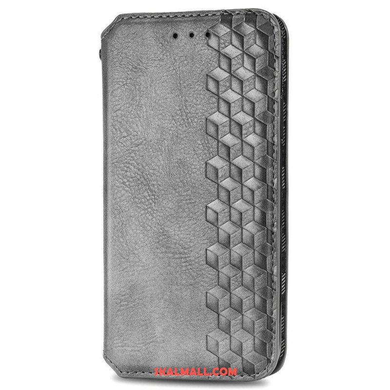 Folio-fodral Xiaomi 12 / 12X Läderfodral Diamant Textur