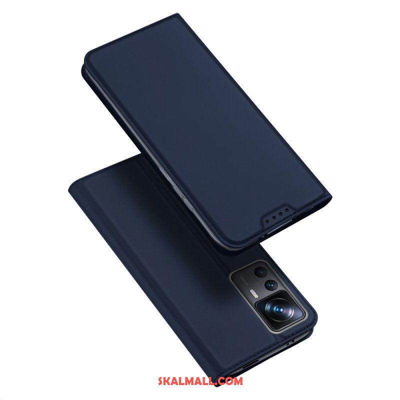 Folio-fodral Xiaomi 12T / 12T Pro Läderfodral Skin-pro Series Dux Ducis