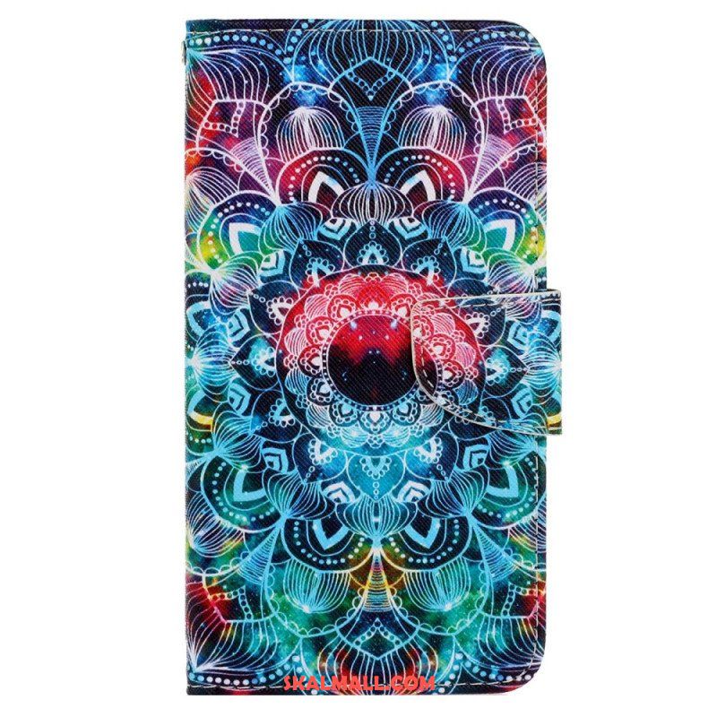 Folio-fodral Xiaomi 12T / 12T Pro Med Kedjar Flashig Strappy Mandala