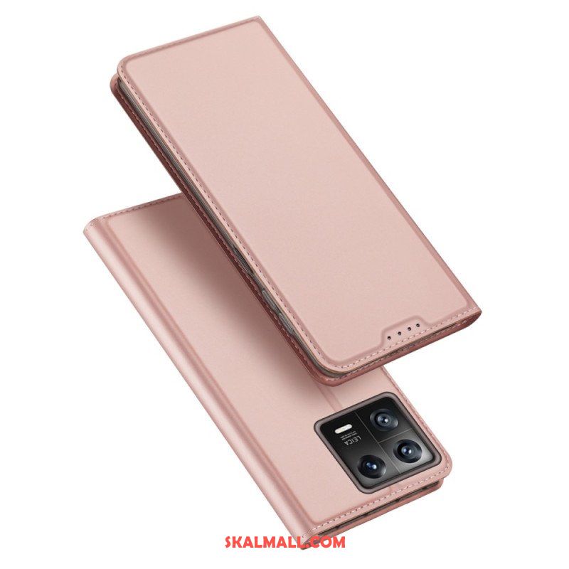 Folio-fodral Xiaomi 13 Läderfodral Skin Pro Dux Ducis