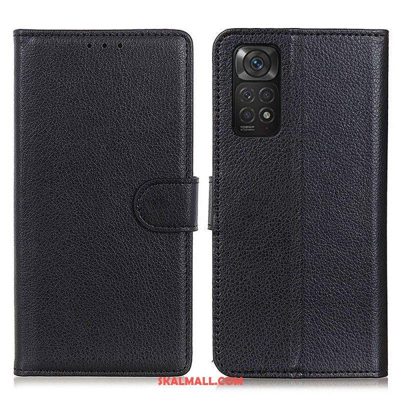 Folio-fodral Xiaomi Redmi Note 11 / 11S Traditionellt Litchi