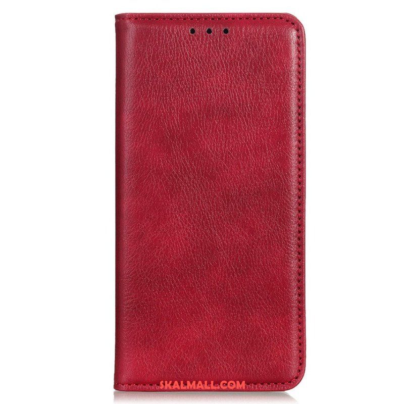 Folio-fodral Xiaomi Redmi Note 11 Pro Plus 5G Läderfodral Matt Split Läder