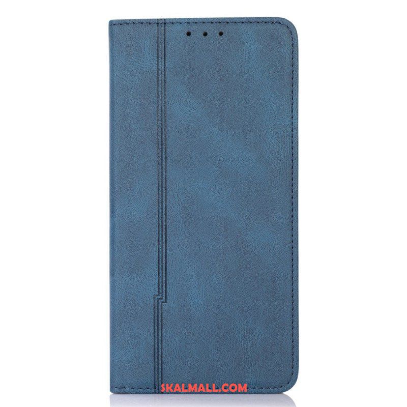 Folio-fodral Xiaomi Redmi Note 11 Pro Plus 5G Läderfodral Style Läderlinje