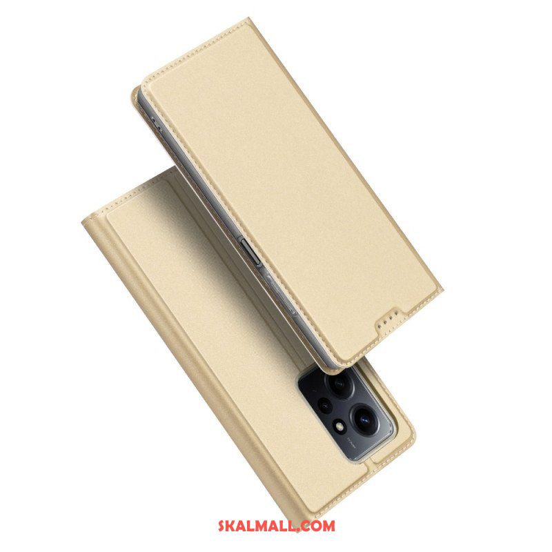 Folio-fodral Xiaomi Redmi Note 12 4G Läderfodral Skin-pro Series Dux Ducis
