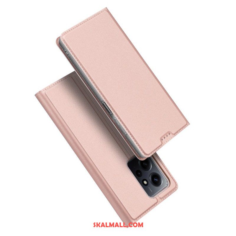 Folio-fodral Xiaomi Redmi Note 12 4G Läderfodral Skin-pro Series Dux Ducis