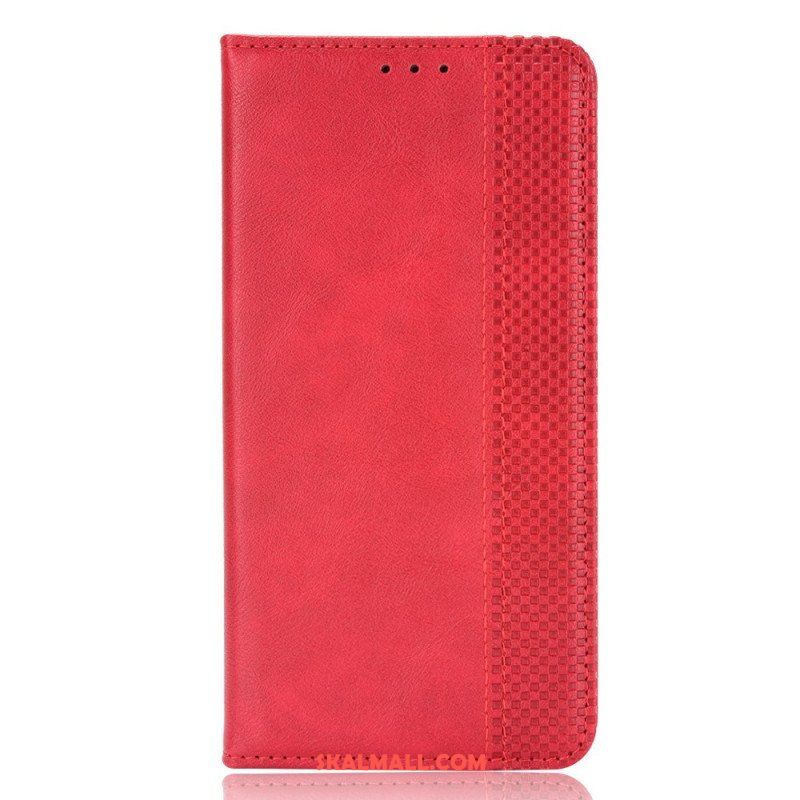 Folio-fodral Xiaomi Redmi Note 12 4G Läderfodral Stiliserad Läderstil