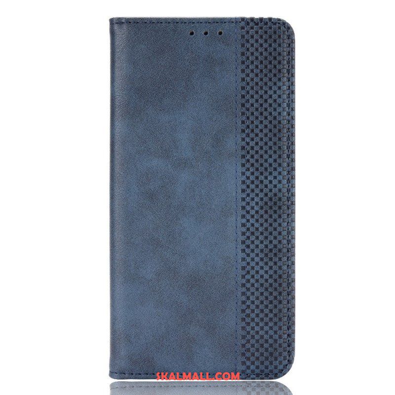 Folio-fodral Xiaomi Redmi Note 12 4G Läderfodral Stiliserad Läderstil