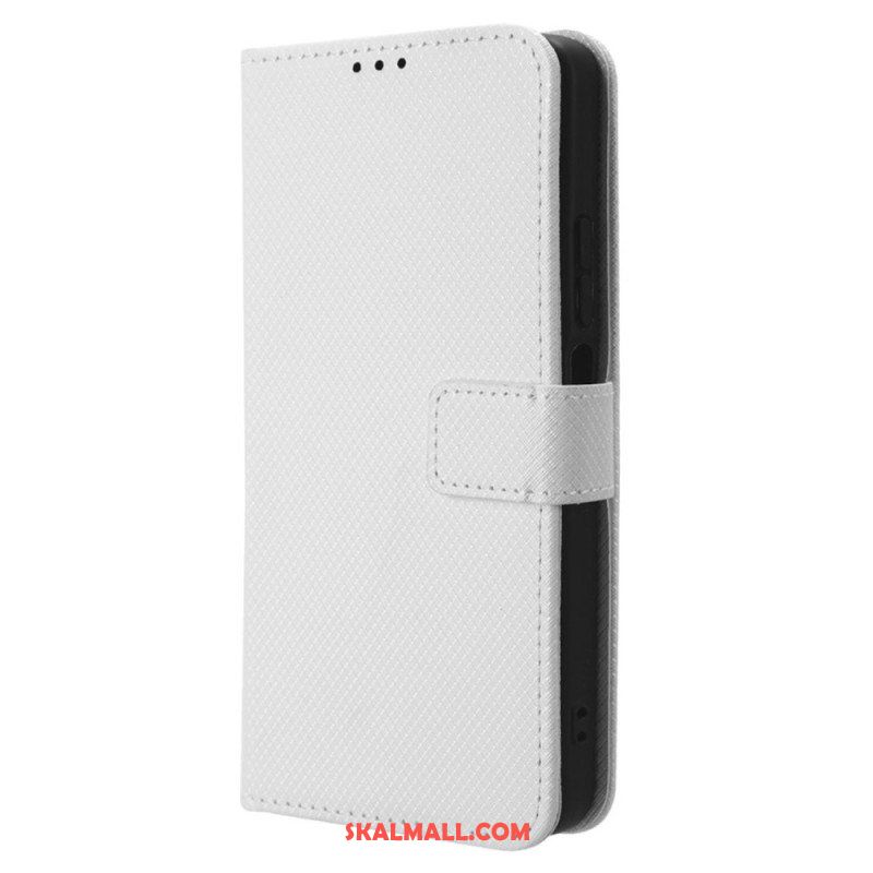 Folio-fodral Xiaomi Redmi Note 12 4G Med Kedjar Snyggt Strappy Konstläder