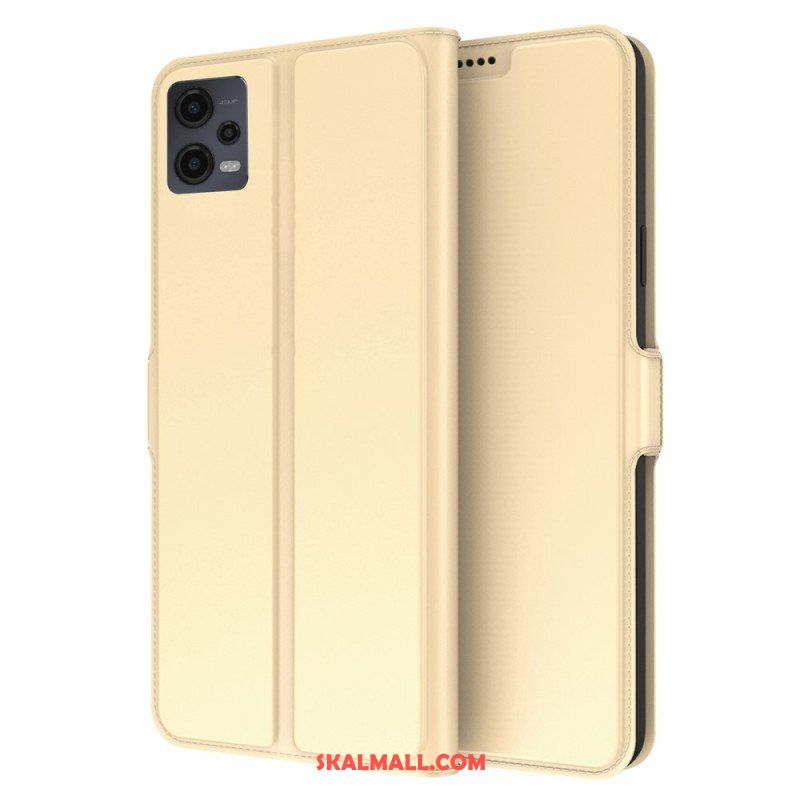 Folio-fodral Xiaomi Redmi Note 12 5G Läderfodral Läder Styling