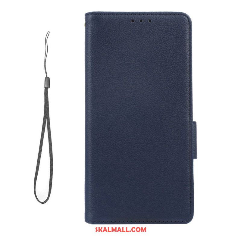 Folio-fodral Xiaomi Redmi Note 12 5G Ultrafin Litchi Stil