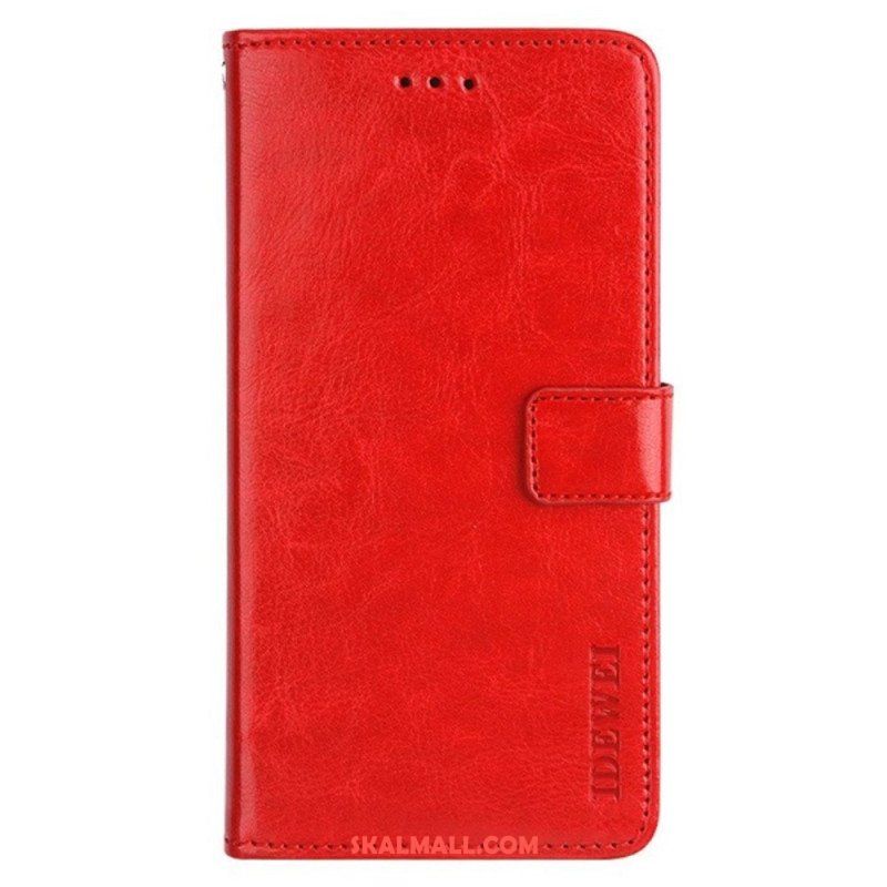 Folio-fodral Xiaomi Redmi Note 12 Pro Läderimitation Idewei