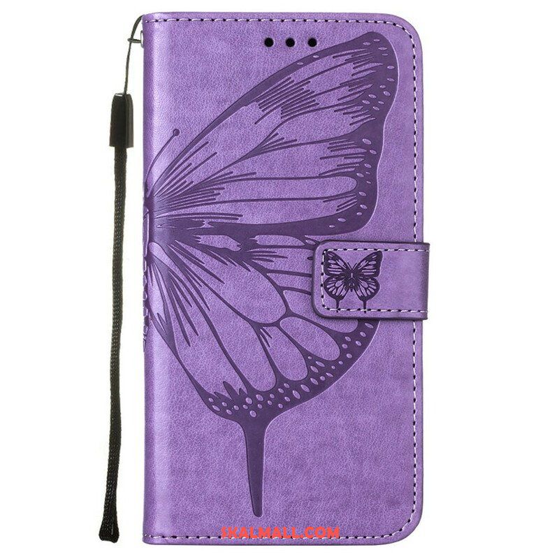 Folio-fodral iPhone 13 Mini Fjärilsdesign