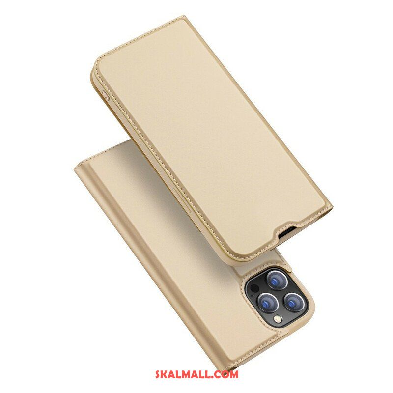 Folio-fodral iPhone 13 Pro Max Läderfodral Skin Pro Series Dux Ducis