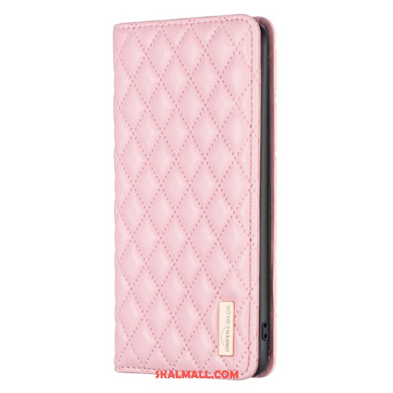 Folio-fodral iPhone 16 Quiltad Binfen Färg