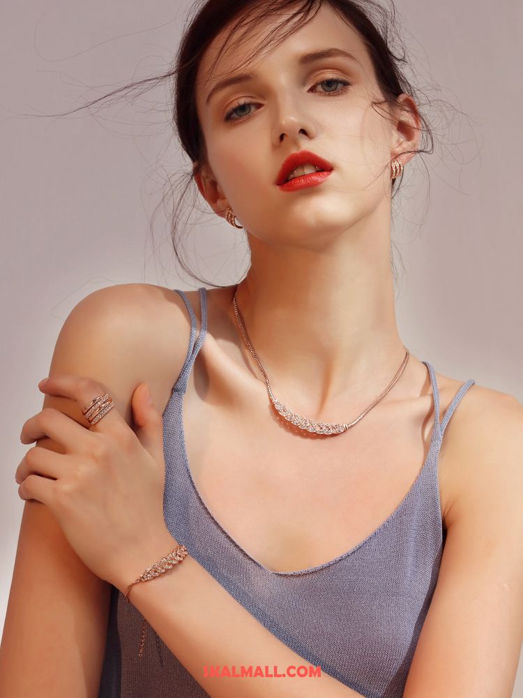 Halsband Dam Elegant Mode Dekoration Kort Kvinna Billigt