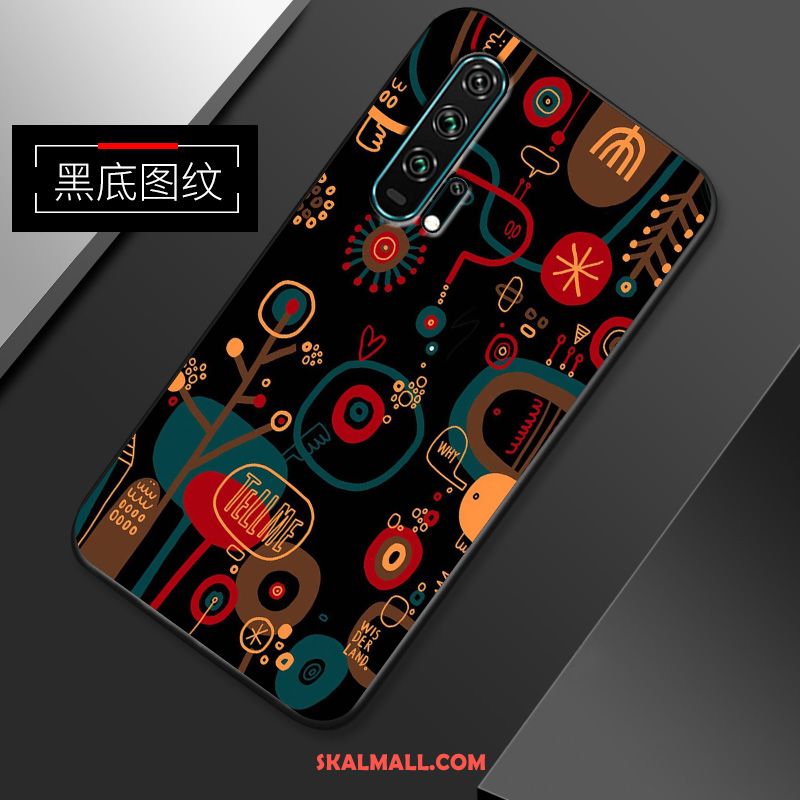Honor 20 Pro Skal Slim Grå Mjuk Nubuck Kreativa Fodral Butik